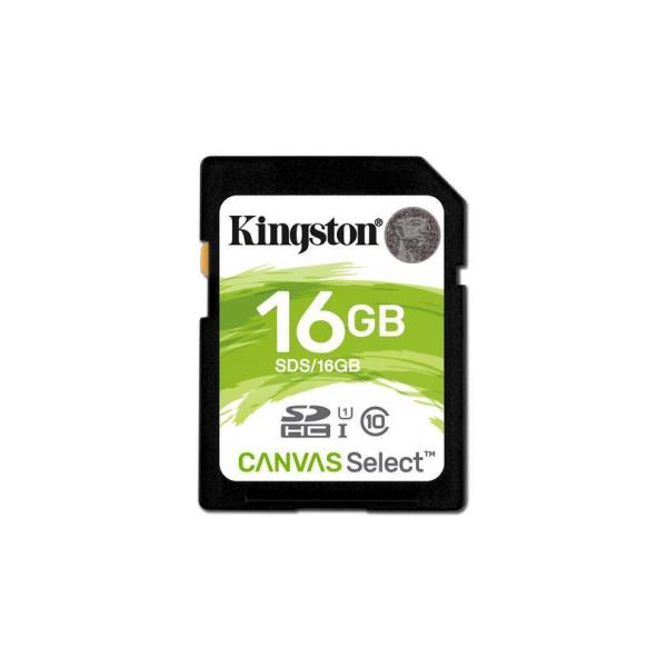 16gb Sdhc Canvas Select Kingston Digital Media Product Sds 16gb 740617275711