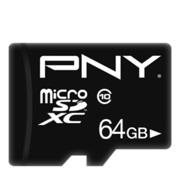 Micro Sd 64gb Performance Pny P Sdu64g10ppl G 751492625683