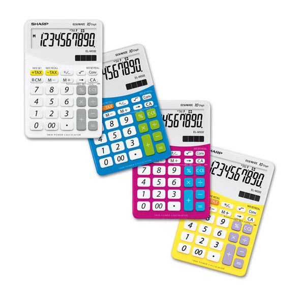 Calcolatrice El M332b 10 Cifre da Tavolo Sharp Colore Rosa Elm332bpk 4974019026527