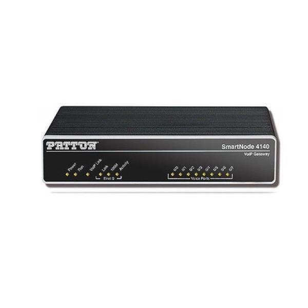 Gateway VoIP Patton con 4 porte FXS e 4 porte VO, dispositivo di rete per la gestione della comunicazione voce su IP. 0847840012769 | initpc.it