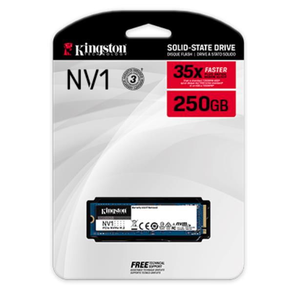 Kingston, SSD NVMe, 250G, M.2 2280, memoria di massa rapida per PC e notebook 0740617323047 | initpc.it
