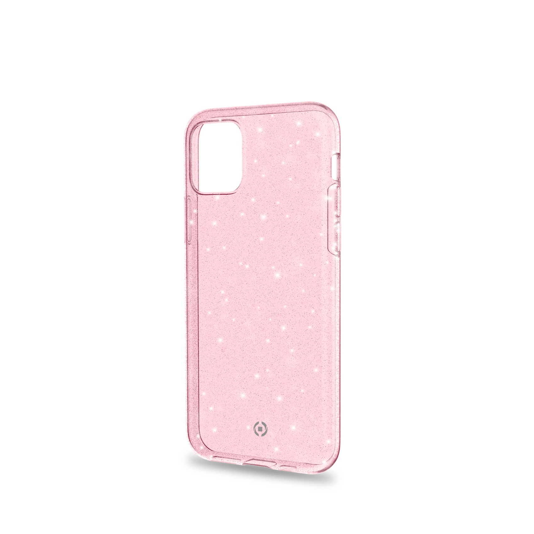 Sparkle iPhone 11 Pro Pink, smartphone della marca Celly con schermo e design eleganti, caratterizzato da un colore pastello rosa brillante. 8021735753728 | initpc.it