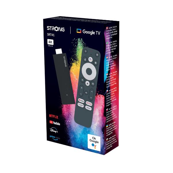 BOX Android TV 4K, dispositivo di streaming compatibile con la piattaforma Android TV, fornisce una completa esperienza di intrattenimento in alta definizione su schermo. 9120072373176 | initpc.it