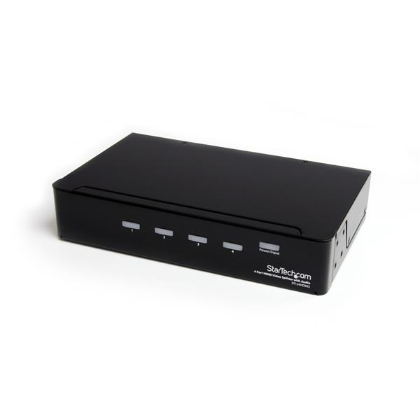 Amplificatore HDMI da 4 porte, amplifica segnali video per connettere fino a 4 dispositivi (televisore, proiettore, schermo) al computer o alla console di gioco. Supporta risoluzioni elevate come Full HD e Ultra HD. 0065030841696 | initpc.it