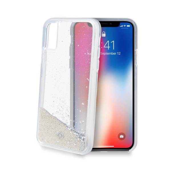 Star Cover Iphone Xs X White Silver Celly Star900wh 8021735735045