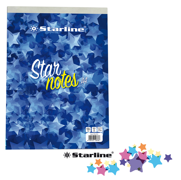 Blocco Note A4 21x29 7cm 5mm 60gr 60fg Starnotes Starline Odblstl2701a45m 8025133106766