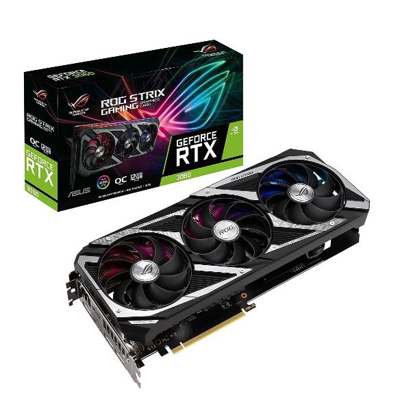 ASUS ROG Strix GeForce RTX 3060 O12G Gaming V2, scheda video NVIDIA GeForce RTX 3060 con 6 GB di memoria GDDR6, clock a 1835 MHz, risoluzione massima 7680 x 4320, supporto Ray Tracing e DLSS 4711081310426 | initpc.it