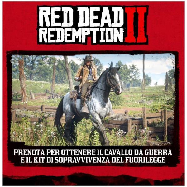 Immagine del gioco Red Dead Redemption 2 per Xbox One, edito da Rockstar Games e distribuito da Take Two Interactive. 5026555359016 | initpc.it