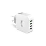 TURBO WALL CHARGER 4USB 4.8A/22.5W