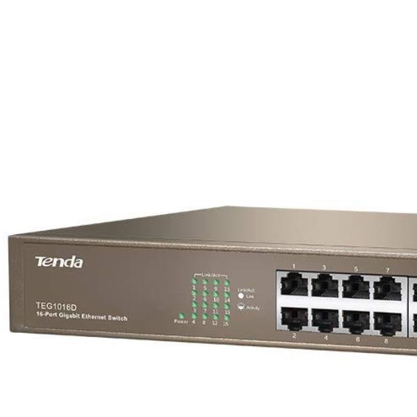 Interruttore Ethernet 16porte Gb Tenda Teg1016d 6932849403312