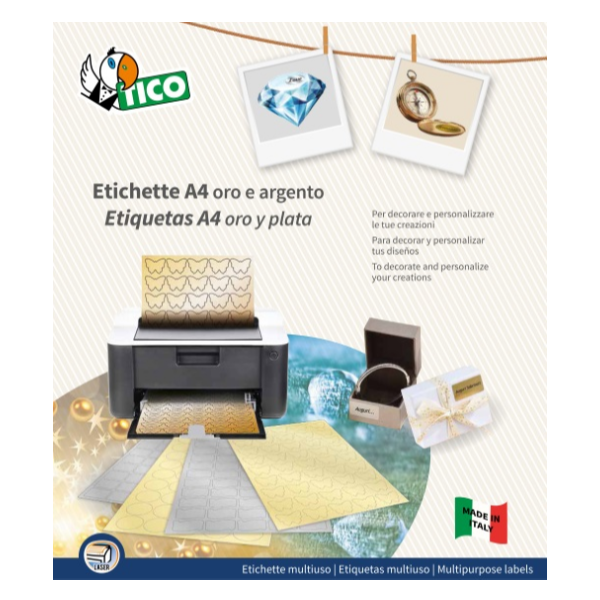 Etich Mix Ades Oro e Argento Tico Ticooa Mix 10 8007827199322