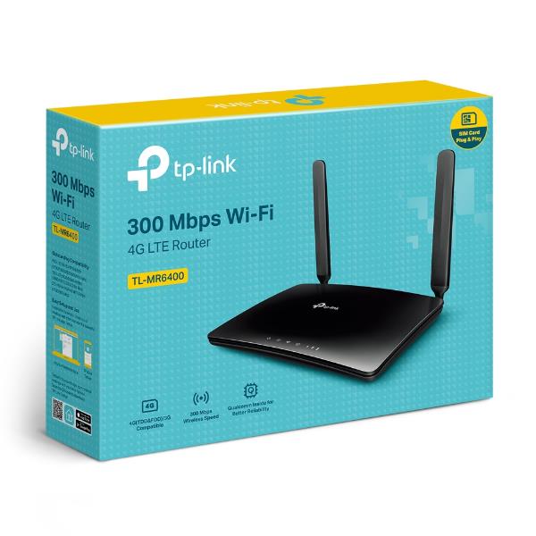 Router 4g Lte Wi Fi N 300mbps Tp Link Tl Mr6400 6935364086848