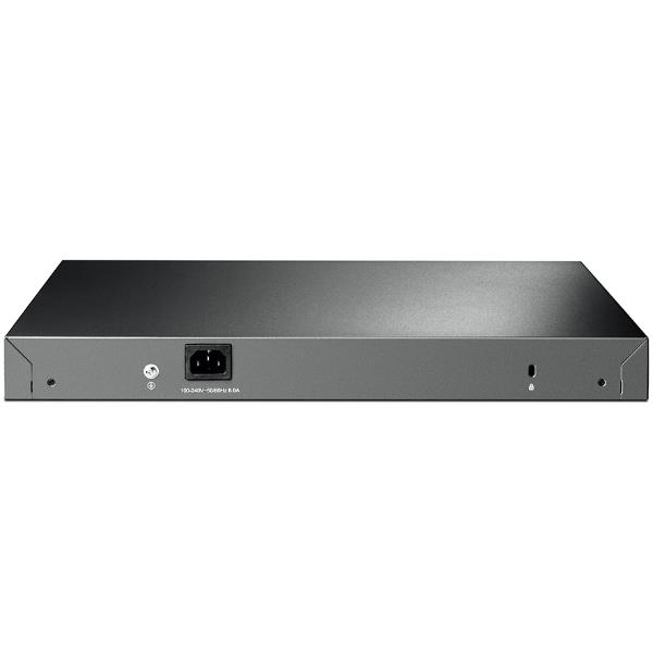 Switch rete TP-Link Omada con 24 porte Gigabit e 4 slot SFP per ampliare la connettività tramite fibre ottiche. 6935364030650 | initpc.it