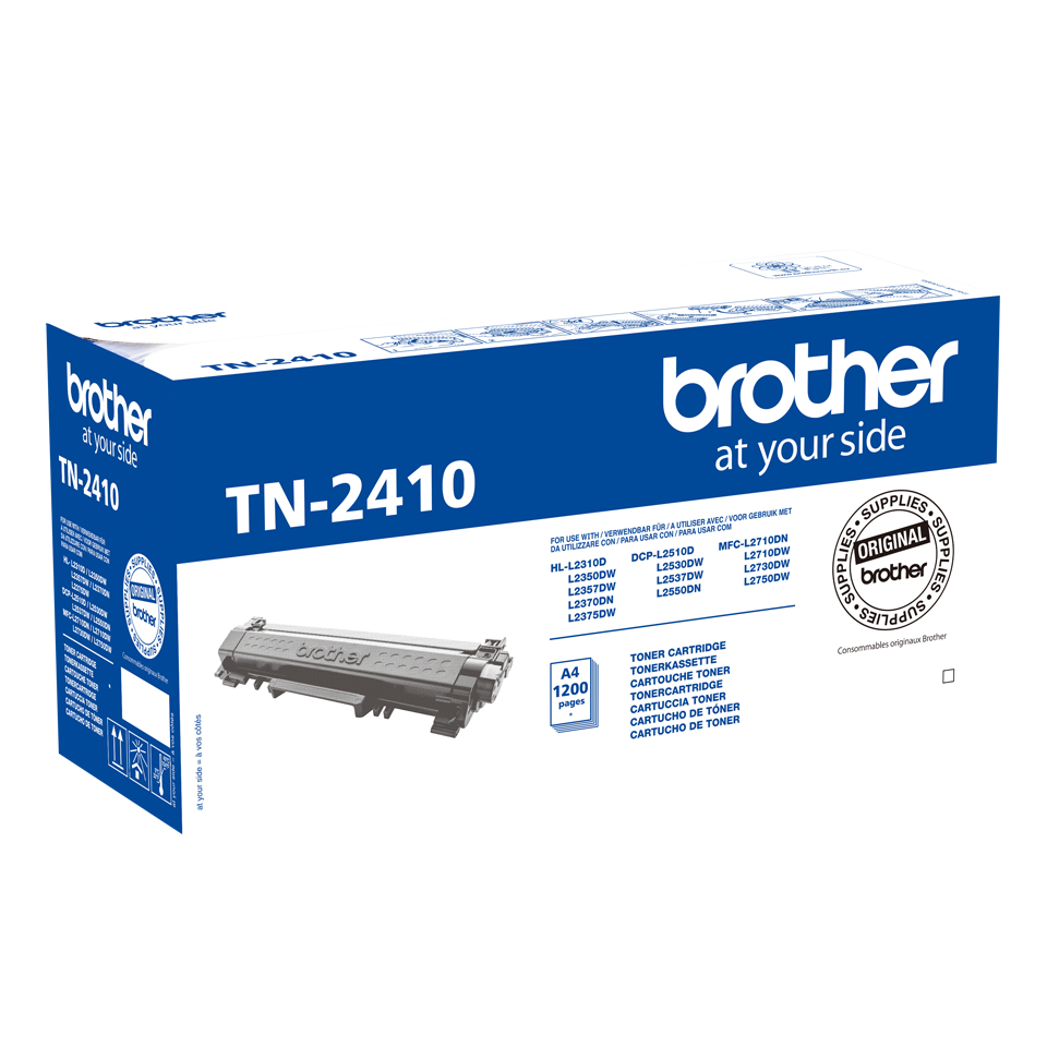 Toner Black Brother Consumables Ink Tn2410 4977766779487