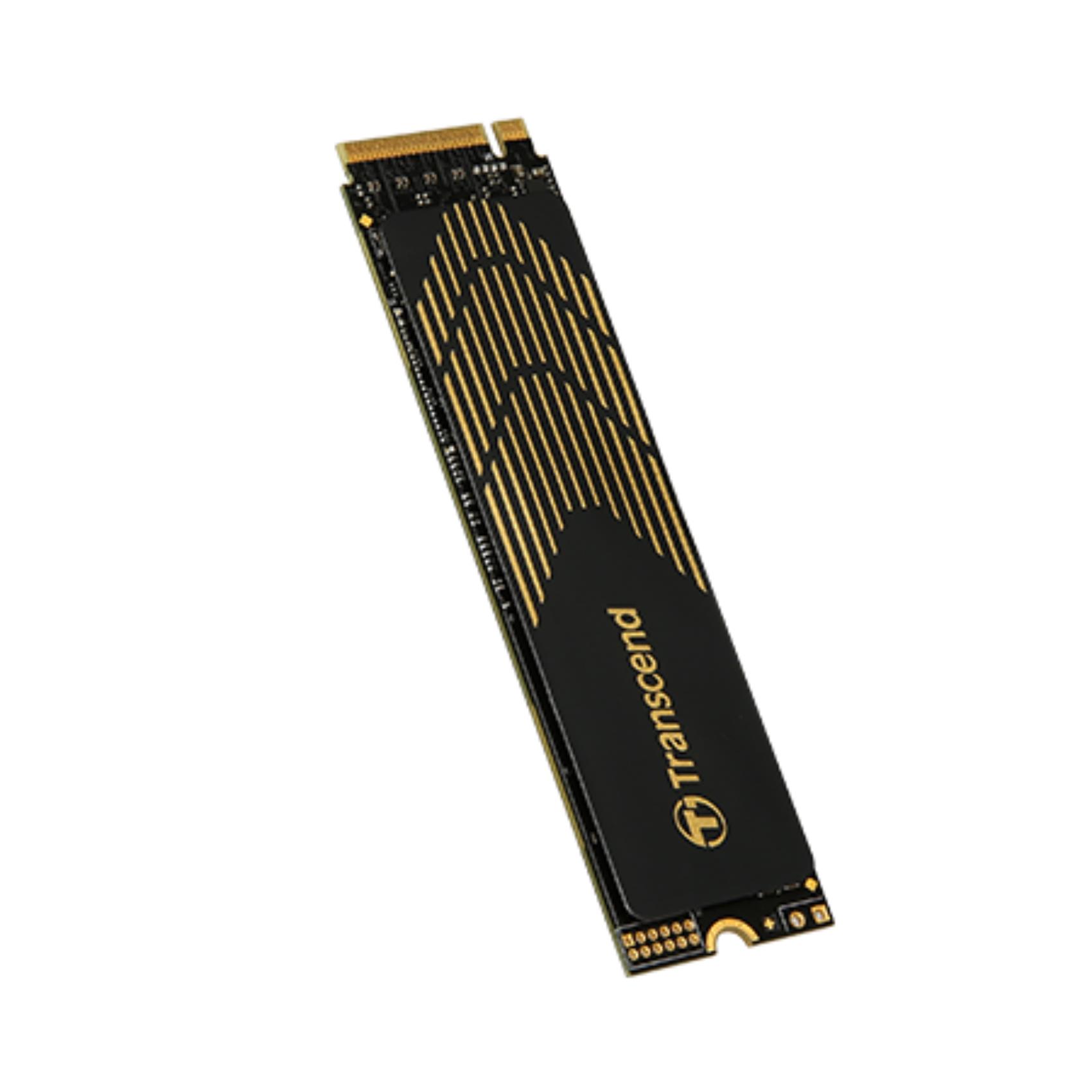 Dispositivo di memorizzazione esterno da 1 TB, interfaccia M.2 2280, velocità PCIe Gen4 x4, tecnologia 3D DRAM, prodotto dalla marca Transcend. 0760557849278 | initpc.it