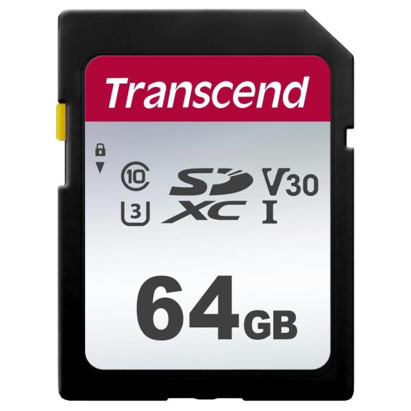 64gb 300s Sdxc I C10 U3 V30 Transcend Usb Flash Memory Ts64gsdc300s 760557841104
