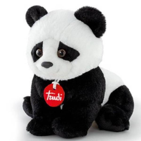 Immagine di Peluche Trudi puppy panda, giocattolo in pelucia per bambini con faccia di cinese panda e corpo di cane. 8056379109945 | initpc.it