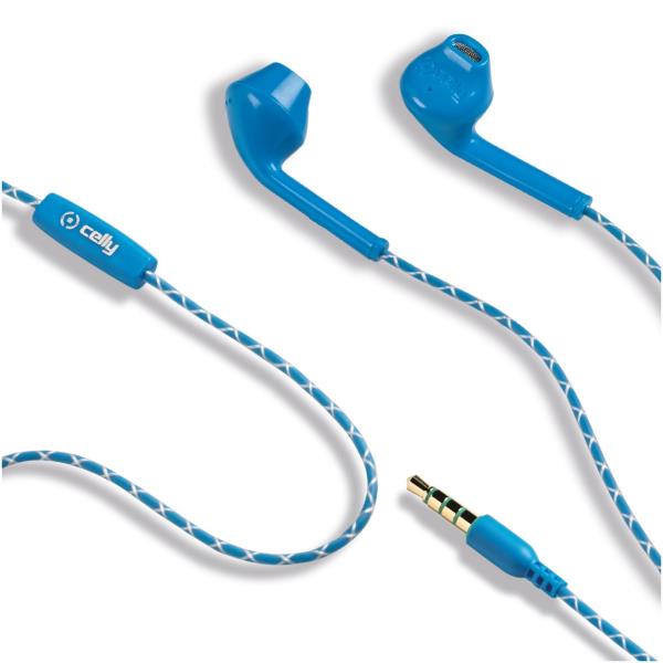 Stereo Earphones 3 5 Mm L Blue Celly Up100lb 8021735116561