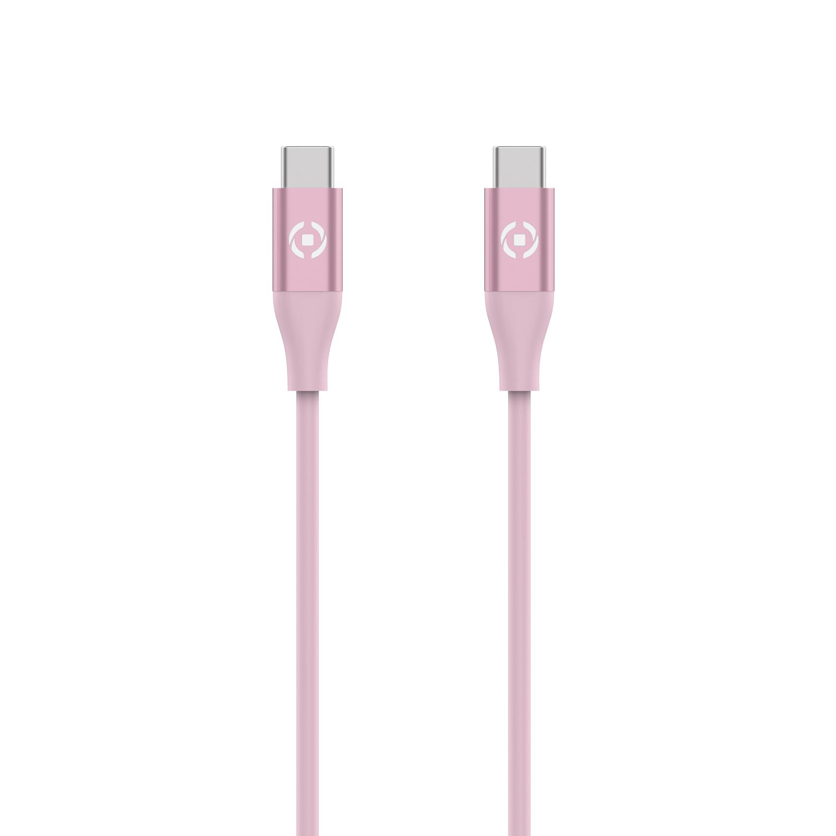 Cavo USB-C a Lightning da 60 W in rosa, compatibile con dispositivi Apple (produttore Celly) 8021735196013 | initpc.it