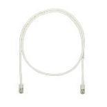 Cablatura di collegamento CAT.6 in rame bianco (LSHF) a 1,5 metri realizzata dalla marca Panduit per connettere dispositivi informatici con alta velocità e fidelità. 0074983656745 | initpc.it