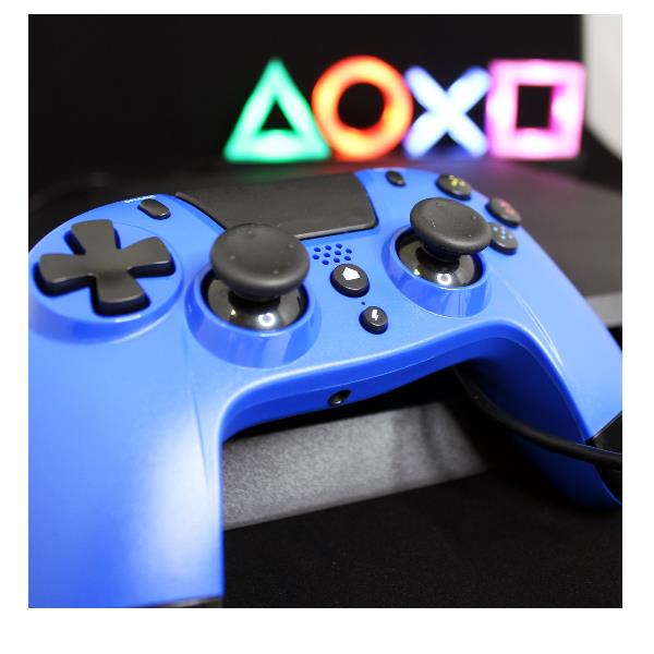 Vx4 Wired Gamepad Ps4 Pc Blue Gioteck 120451 812313015769