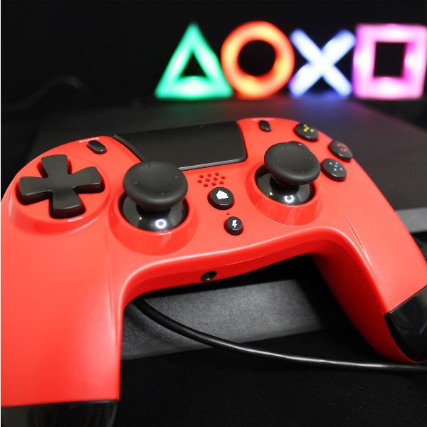 Vx4 Wired Gamepad Ps4 Pc Red Gioteck 120452 812313015776