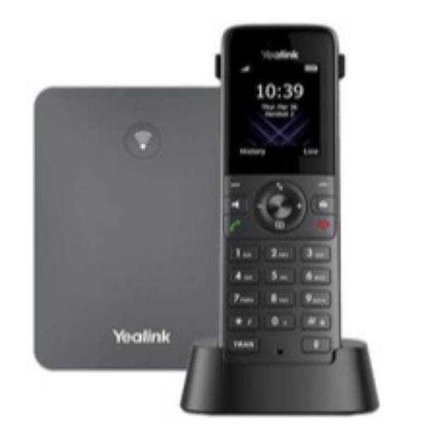 Telefono IP a rete Wi-Fi di fascia alta Yealink, sistema base W73P con telefono da scrivania W73H, tecnologia DECT per la connessione senza fili sicura e stabile. 6938818308206 | initpc.it