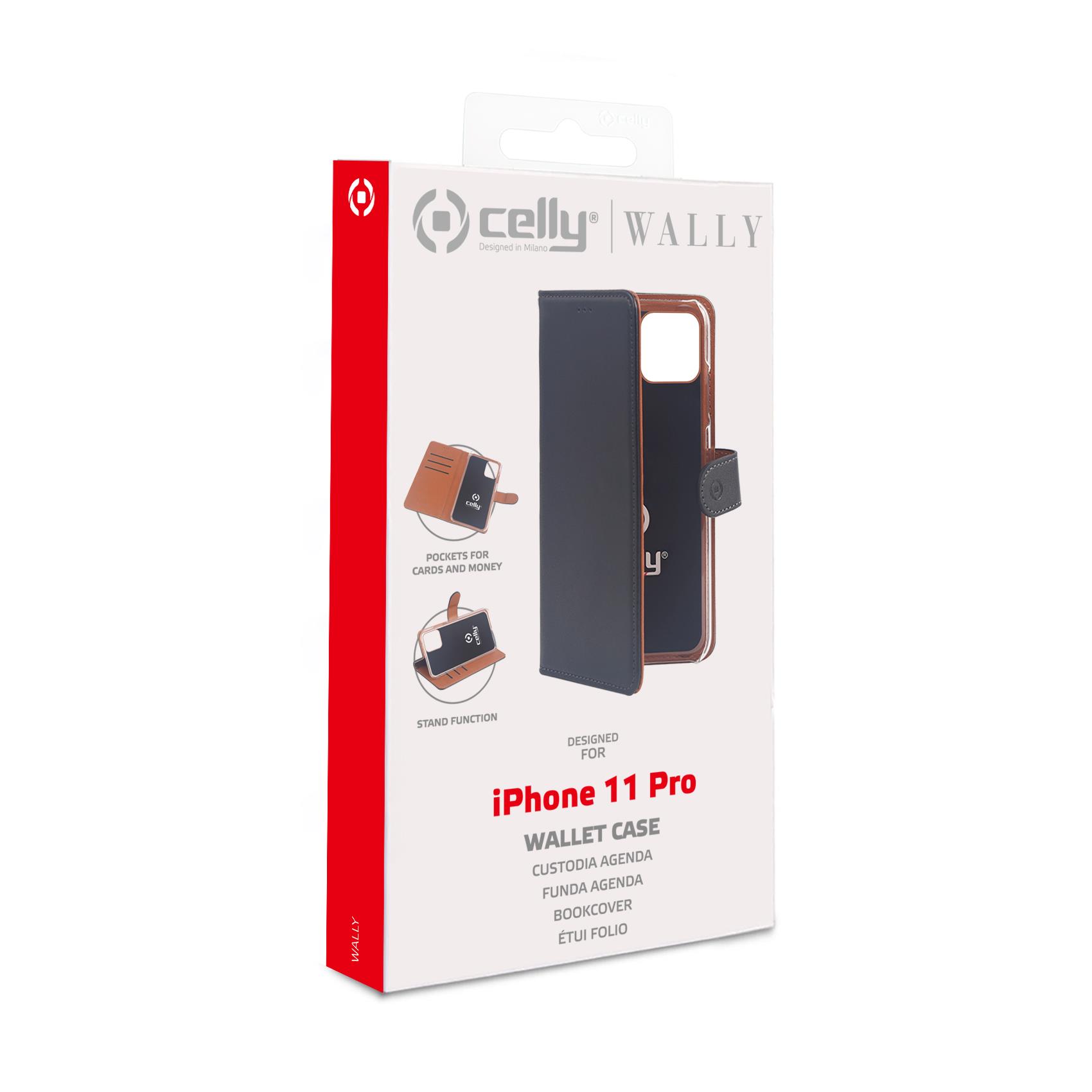 Custodia per iPhone 11 Pro, marchio Celly, colore nero 8021735752486 | initpc.it