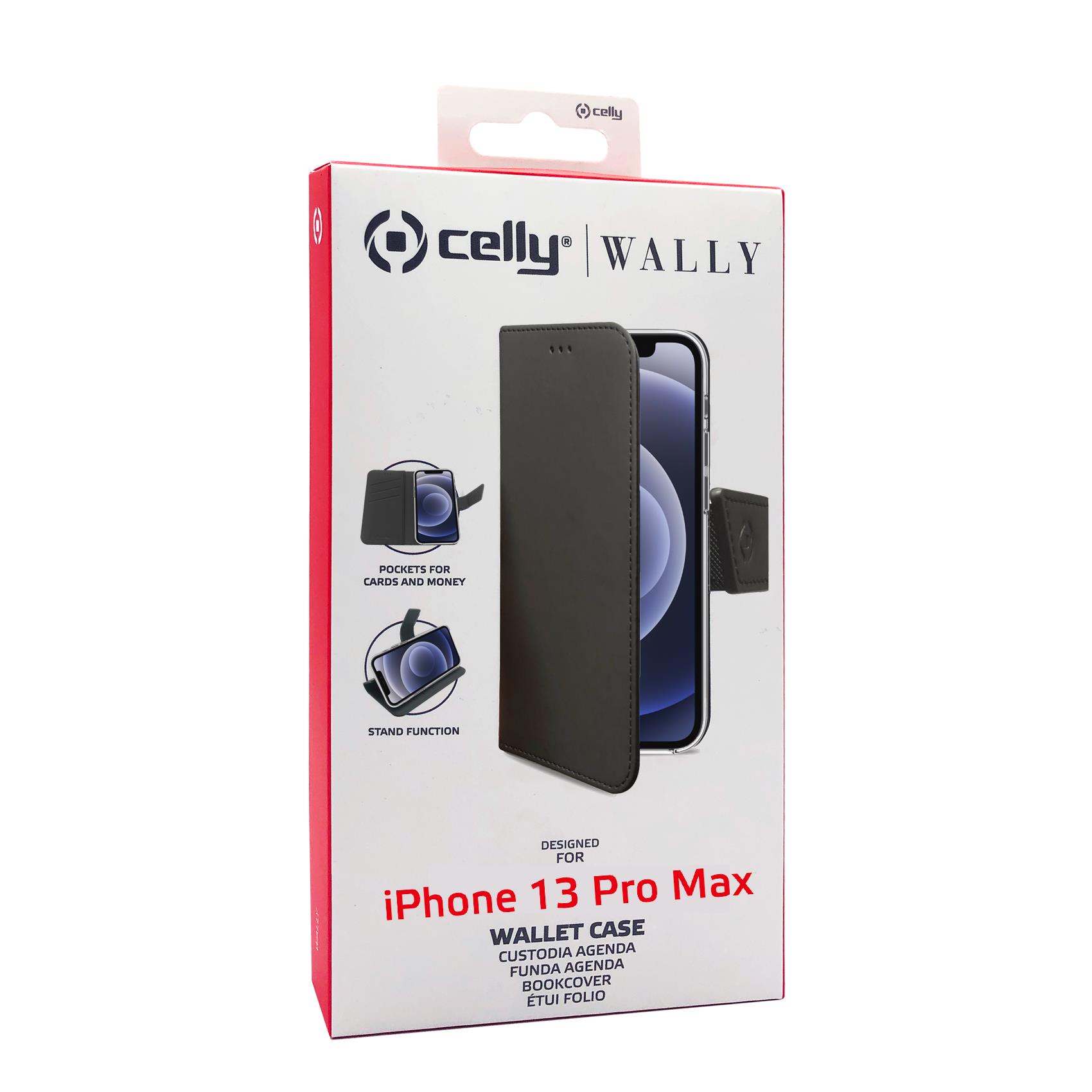 Protezione in stile per il tuo iPhone 13 Pro Max, realizzato dalla nota marca Celly. Proteggi il tuo dispositivo con questo caso Wally, disponibile in versione nera. 8021735190318 | initpc.it
