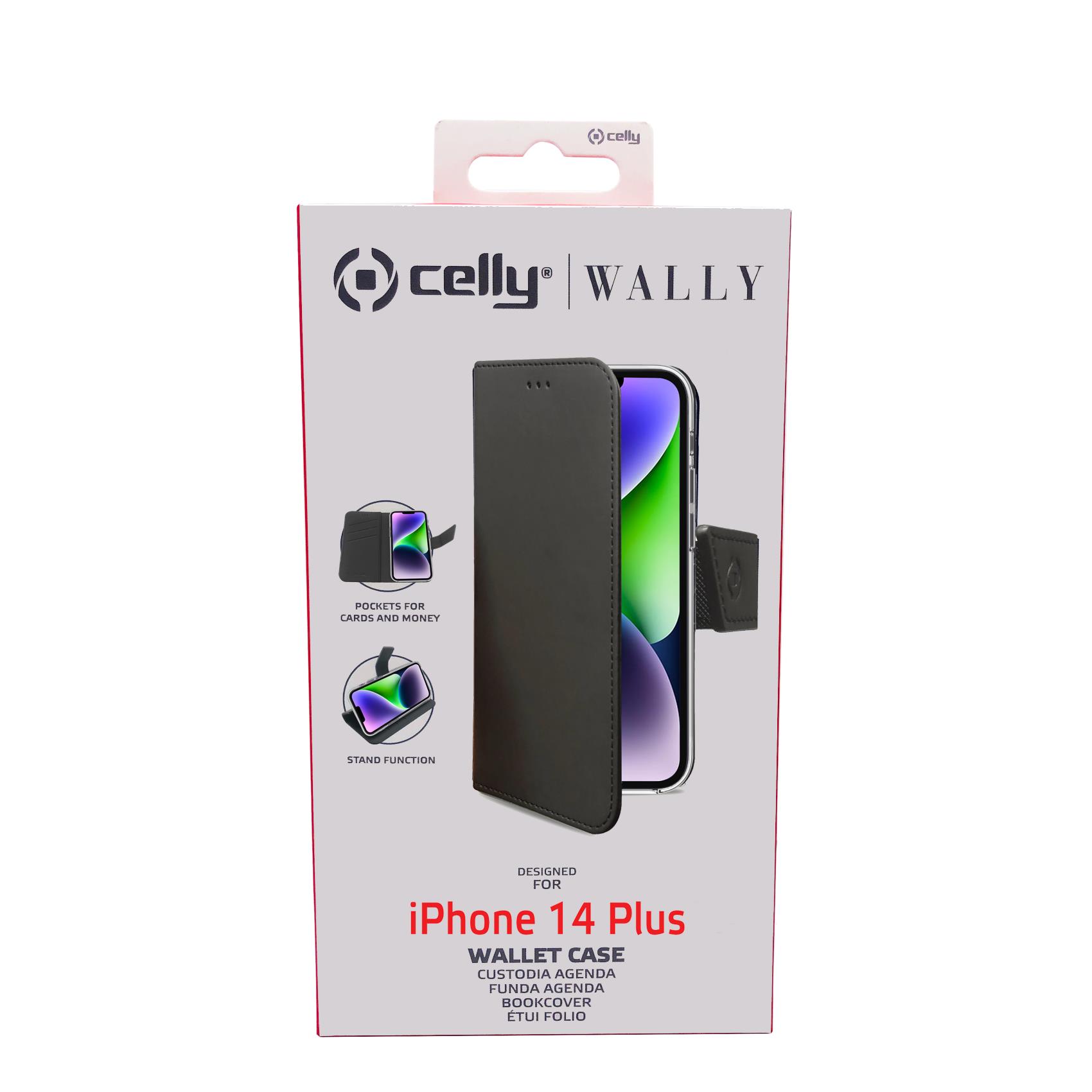 Wally Case Iphone 14 Plus Black Celly Wally1026 8021735196815