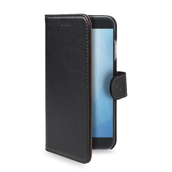 Protezione e stile per Huawei Y5 II con il casco in pelle nera Wally, marca Celly 8021735720225 | initpc.it
