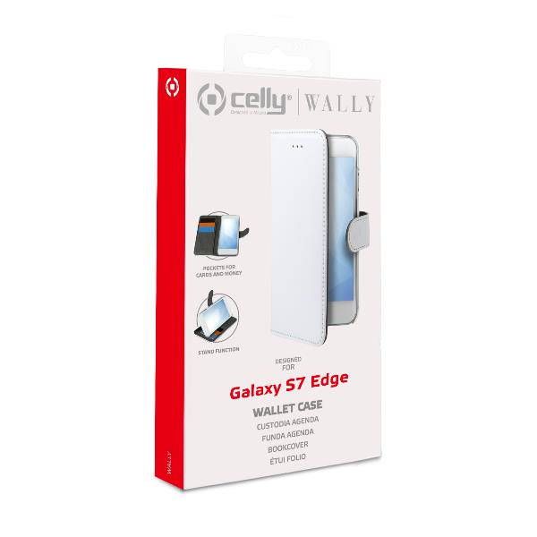 Wally Case Galaxy S7 Edge White Celly Wally591wh 8021735719373