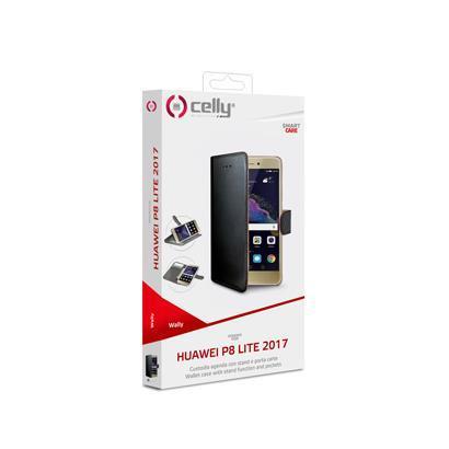 Wally Case Huawei P8 Lite 2017 Blk Celly Wally642 8021735727026