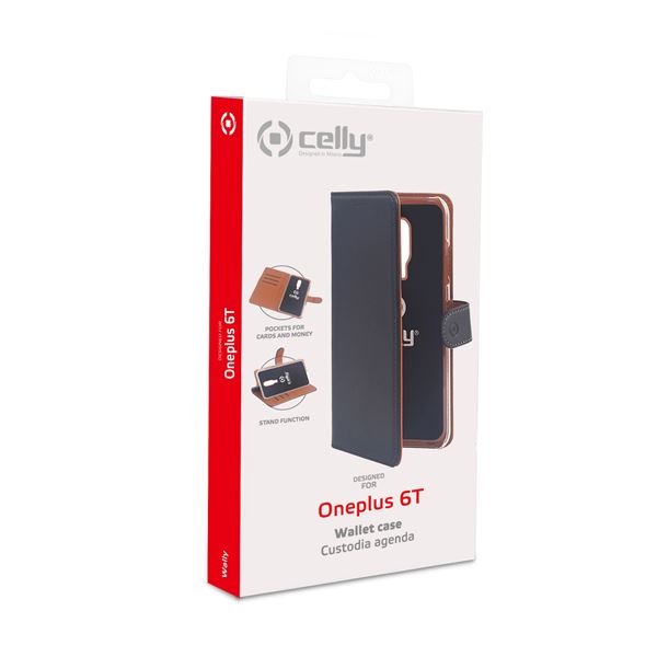 Wally Case Oneplus 6t Black Celly Wally799 8021735746690