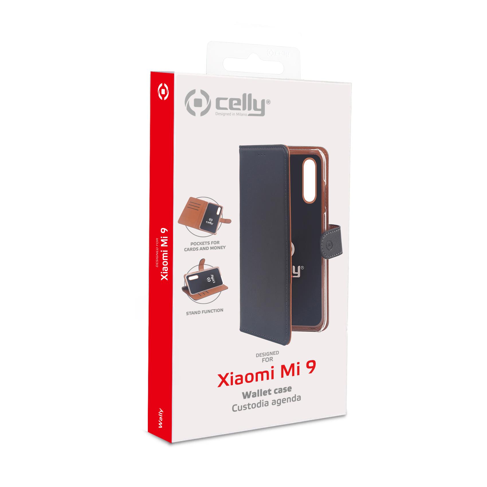Wally Case Xiaomi Mi 9 Black Celly Wally841 8021735750857