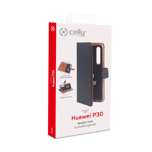 Wally Case Huawei P30 Black Celly Wally848 8021735748250