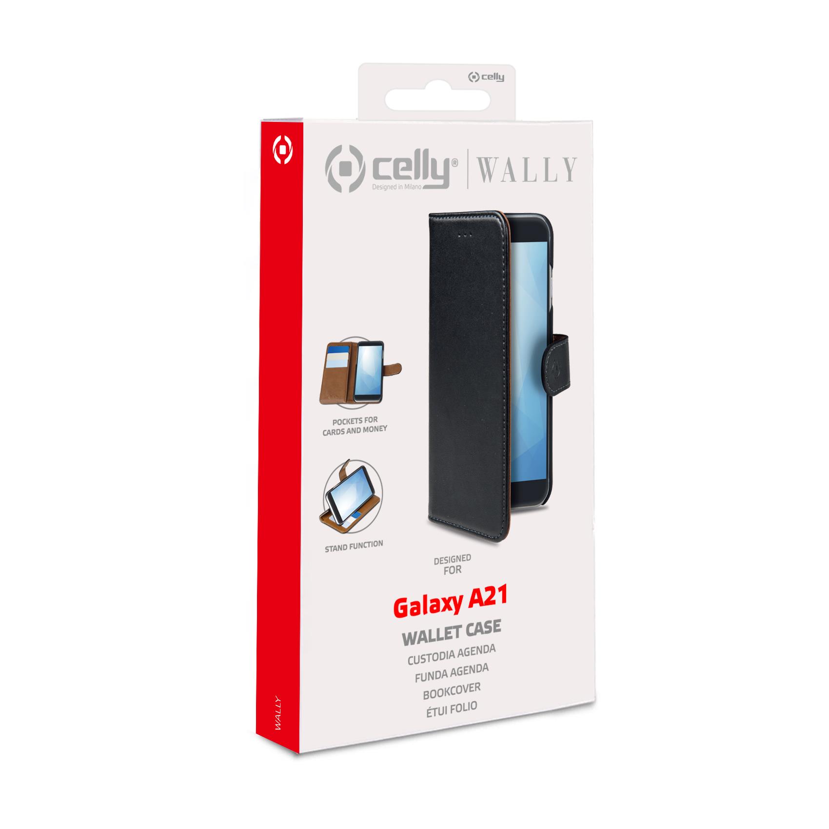 Wally Case Galaxy A21 Black Celly Wally898 8021735759881