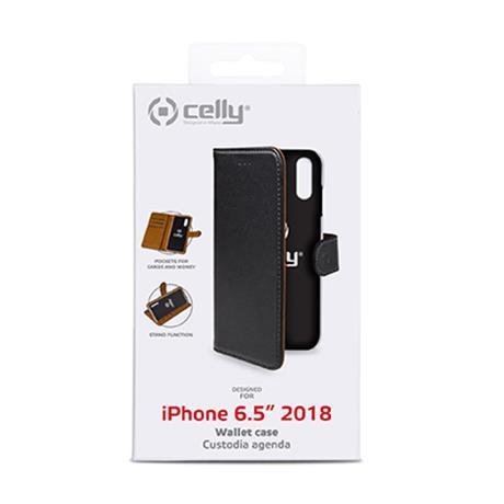 Copertura per iPhone XS Max, nera, marchio Celly 8021735744214 | initpc.it