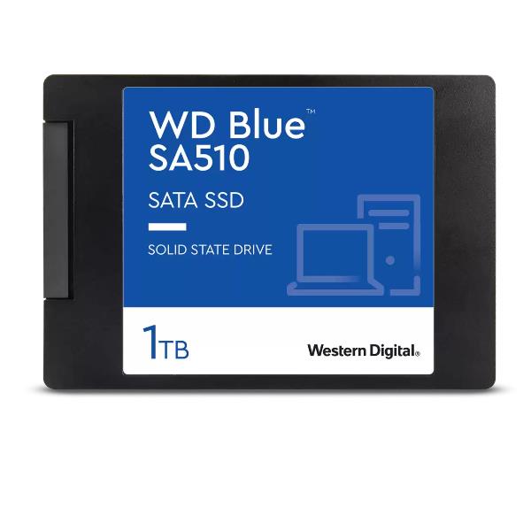 Dispositivo di archiviazione interna SSD Western Digital Blue da 1 TB, interfaccia SATA 3 e tecnologia 3D NAND, compatibile con dispositivi portatili 2,5 pollici. 0718037884653 | initpc.it
