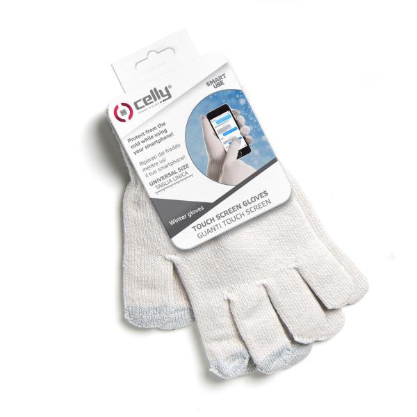 Touch Gloves White Celly Winterglove17wh 8021735732112