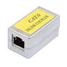 Accoppiatore a connettore F/F con cavo Cat. 6, progettato per collegare due dispositivi in rete, garantendo una trasmissione sicura e affidabile della segnale. 8056045871114 | initpc.it
