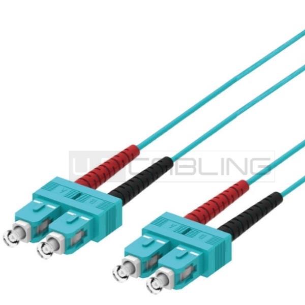 PATCH caviari a due fibre con isolamento OM3, lunghezza 10 metri, compatibile con sistemi di trasmissione dati SCD/Aqua e fabbricato da WP Europe. 8056045873484 | initpc.it