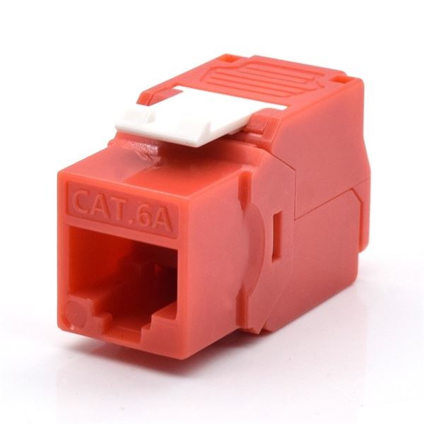 Presa RJ45U Cat. 6A rossa, marca WP Europe 8054392615450 | initpc.it