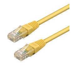 PATCH di connessione per cablaggio, categoria CAT.6, materiale PVC giallo, diametro 0,5 mm, marca WP Europe. 8032958186392 | initpc.it