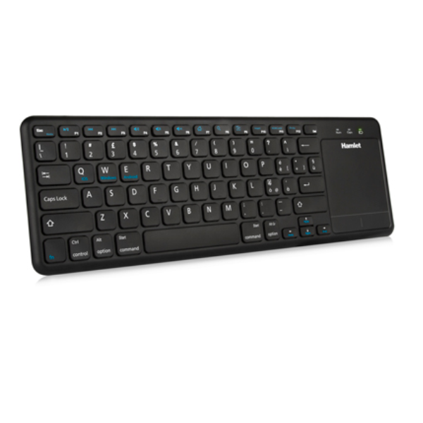 Mini Tastiera con Touch Pad Wireles Hamlet Xkk400ita 8000130592743