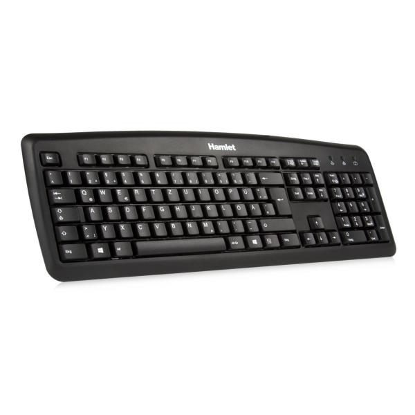 German Keyboard Black Usb Hamlet Xkkita2 D1w Bk 8000130592354
