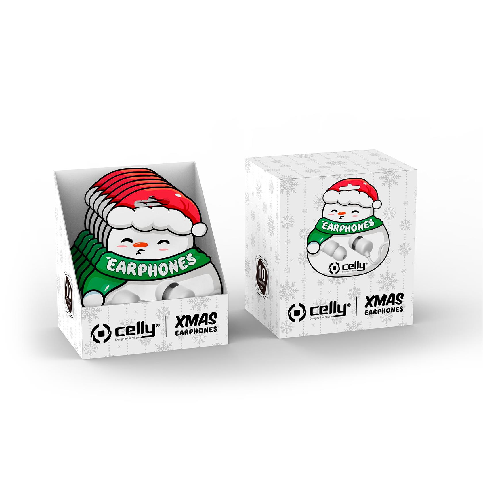 Orsacchiotti Wi-Fi con forma a fiocco di neve festive per Natale, prodotto Celly. 8021735762713 | initpc.it