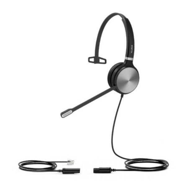 YEALINK YHS36 MONO-CUFFIE, design compatto e leggero per una comodità duratura, connettività Rapida RJ9 per un utilizzo efficiente. 6938818306455 | initpc.it