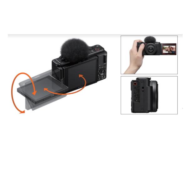 ZV-1F, camera per vlog di fascia alta, con ottimi risultati in video e foto, compatibile con la tecnologia Alpha e l'applicazione Imaging Edge 5013493456426 | initpc.it