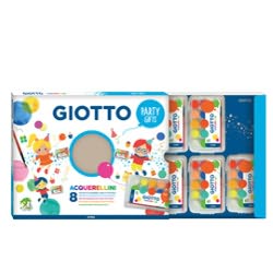 Set 8 Astucci da 15 Acquerellini Party Gifts Giotto 315000 8000825032165